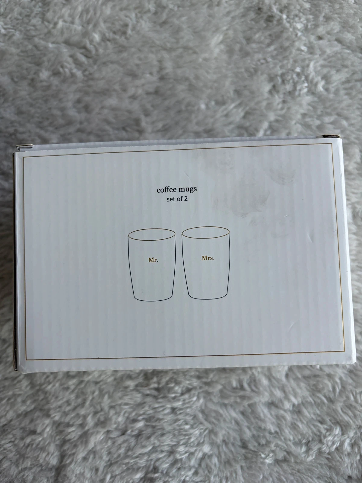 2 coffee mugs Mr. and Mrs. Zusss new! – photo 2